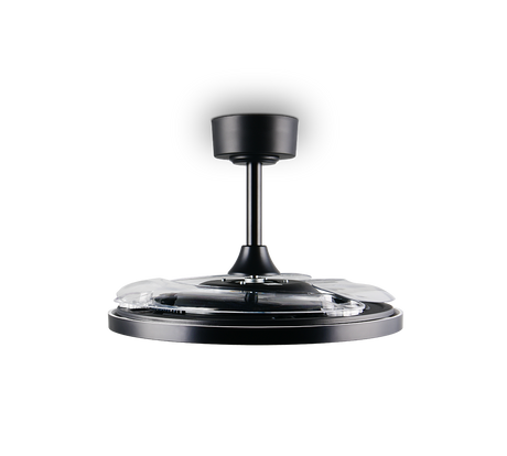Ventilador de techo Trio Kasfjord LED negro mate CCT Ø106cm R64452132
