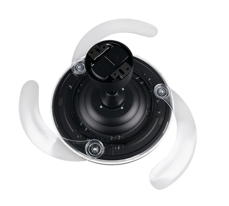 Ventilador de techo Trio Kasfjord LED negro mate CCT Ø106cm R64452132