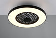 Plafón de techo Trio Linköping LED negro CCT Ø59cm R64462102