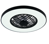 Plafón de techo Trio Linköping LED negro CCT Ø59cm R64462102