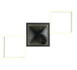 Plafón de techo Trio Gelo LED negro mate 3000K 66cm R64471132