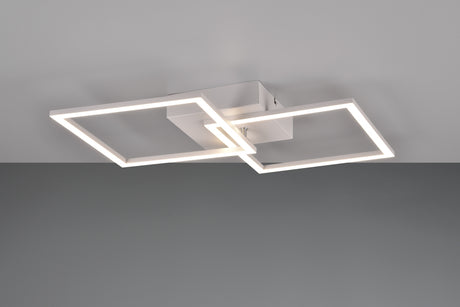Plafón de techo Trio Trail LED blanco mate 4000K 60cm R64492131