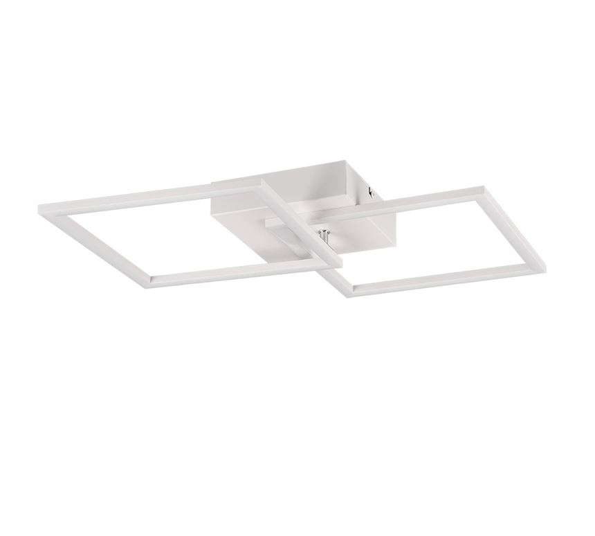 Plafón de techo Trio Trail LED blanco mate 4000K 60cm R64492131
