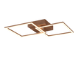 Plafón de techo Trio Trail LED marrón café 3000K 60cm R64492165