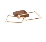 Plafón de techo Trio Trail LED marrón café 3000K 60cm R64492165 - vista 2