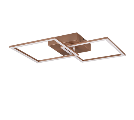 Plafón de techo Trio Trail LED marrón café 3000K 60cm R64492165 - vista 5