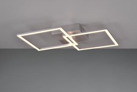 Plafón de techo Trio Trail LED titan 3000K 60cm R64492187