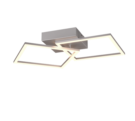 Plafón de techo Trio Trail LED titan 3000K 60cm R64492187