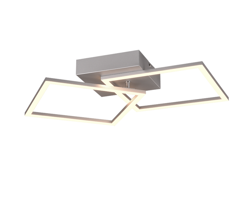 Plafón de techo Trio Trail LED titan 3000K 60cm R64492187