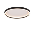 Plafón de techo Trio Rotonda LED negro mate 3000K Ø35cm R64502132