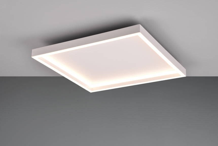 Plafón de techo Trio Rotonda LED blanco mate 3000K 35cm R64502931