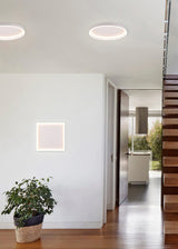 Plafón de techo Trio Rotonda LED blanco mate 3000K 35cm R64502931