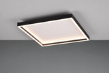Plafón de techo Trio Rotonda LED negro mate 3000K 35cm R64502932