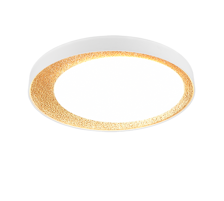 Plafón de techo Trio Aleta LED gold-colored CCT Ø45cm R64611179