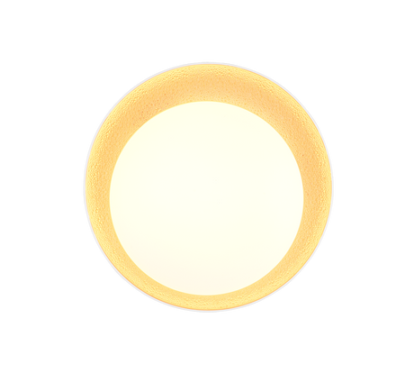 Plafón de techo Trio Aleta LED gold-colored CCT Ø45cm R64611179