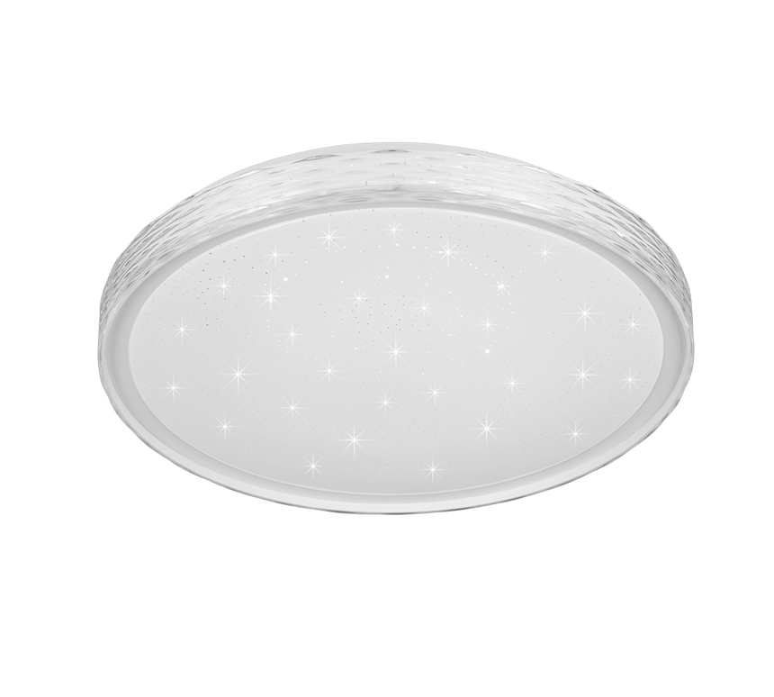 Plafón de techo Trio Varda LED blanco CCT Ø39cm R64811101