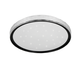 Plafón de techo Trio Varda LED negro CCT Ø39cm R64811102
