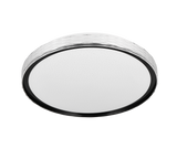 Plafón de techo Trio Varda LED negro CCT Ø39cm R64811102