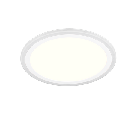 Plafón de techo Trio Cora LED blanco 3000K Ø32,5cm R64882101