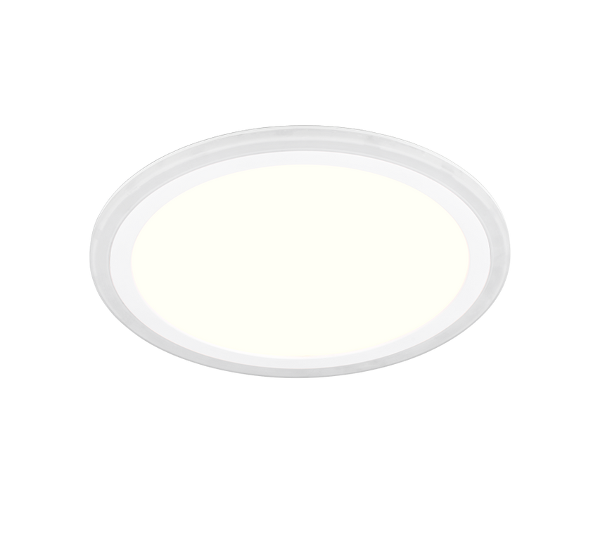 Plafón de techo Trio Cora LED blanco 3000K Ø32,5cm R64882101