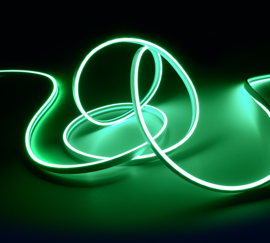 Plafón de techo Trio Neon grande LED blanco 3000K 5m R65585100