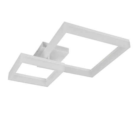 Plafón de techo Trio Camino LED blanco mate 4000K 62cm R65771231