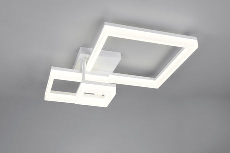 Plafón de techo Trio Camino LED blanco mate 4000K Ø46,5cm R65771331