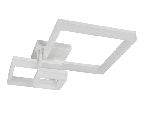Plafón de techo Trio Camino LED blanco mate 4000K Ø46,5cm R65771331
