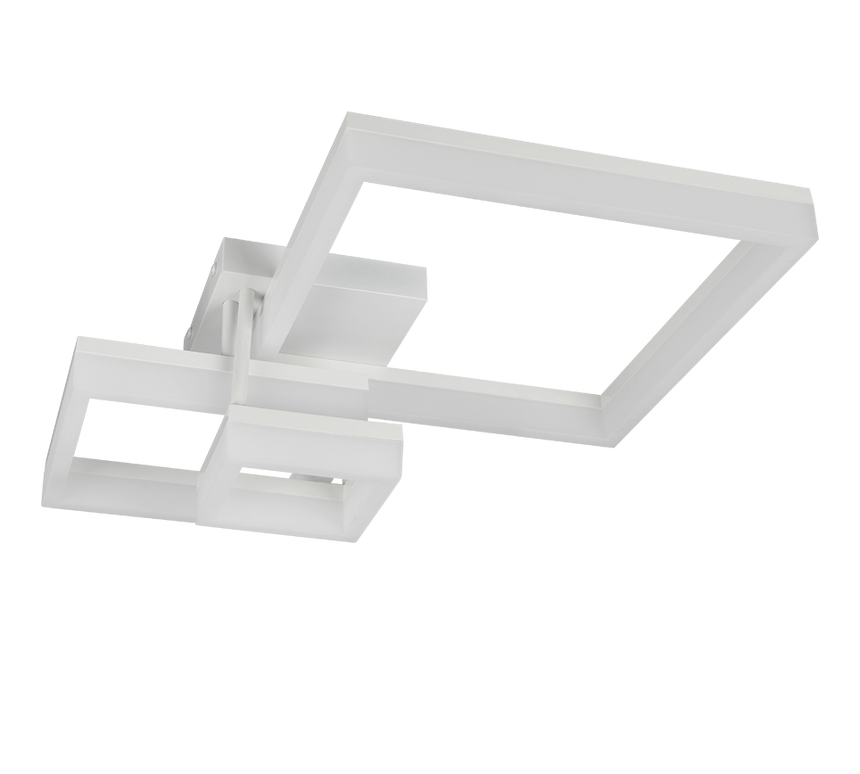 Plafón de techo Trio Camino LED blanco mate 4000K Ø46,5cm R65771331