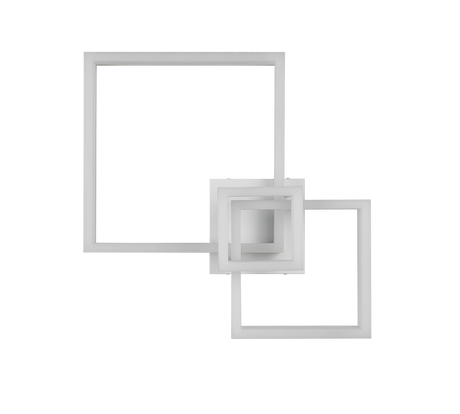 Plafón de techo Trio Camino LED blanco mate 4000K Ø46,5cm R65771331