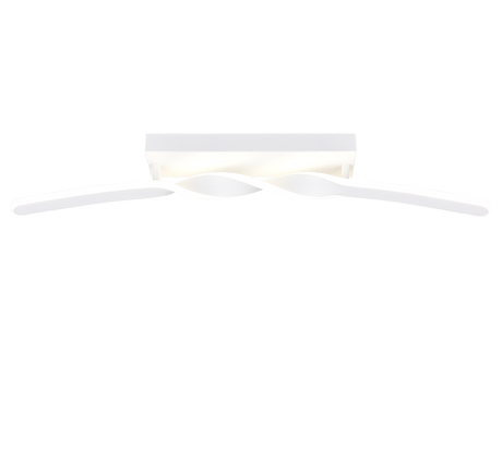 Plafón de techo Trio Ginko LED blanco mate 4000K 79cm R65791131 - vista 2