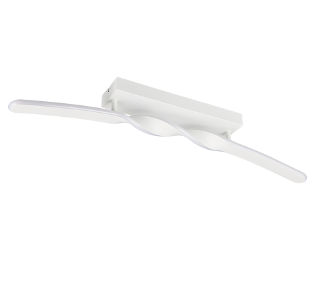 Plafón de techo Trio Ginko LED blanco mate 4000K 79cm R65791131 - vista 4