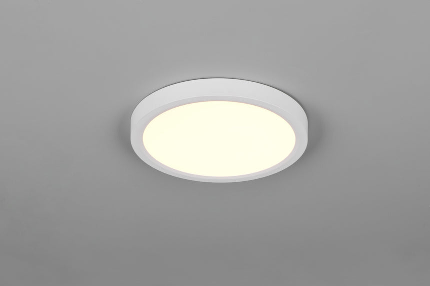 Plafón de techo Trio Draco LED blanco mate Ø23cm R65891131