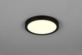 Plafón de techo Trio Draco LED negro mate Ø23cm R65891132