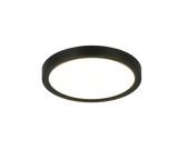 Plafón de techo Trio Draco LED negro mate Ø23cm R65891132