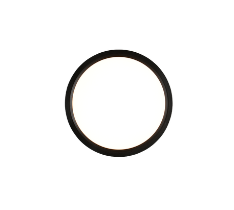 Plafón de techo Trio Draco LED negro mate Ø23cm R65891132