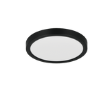 Plafón de techo Trio Draco LED negro mate Ø23cm R65891132
