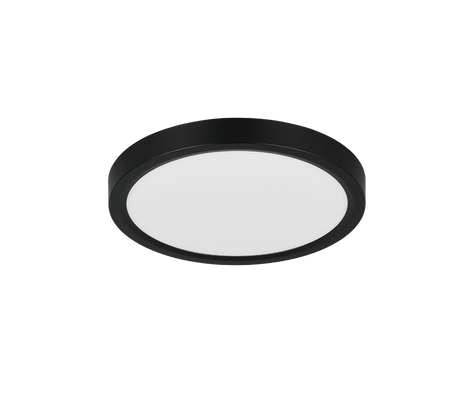 Plafón de techo Trio Draco LED negro mate Ø23cm R65891132