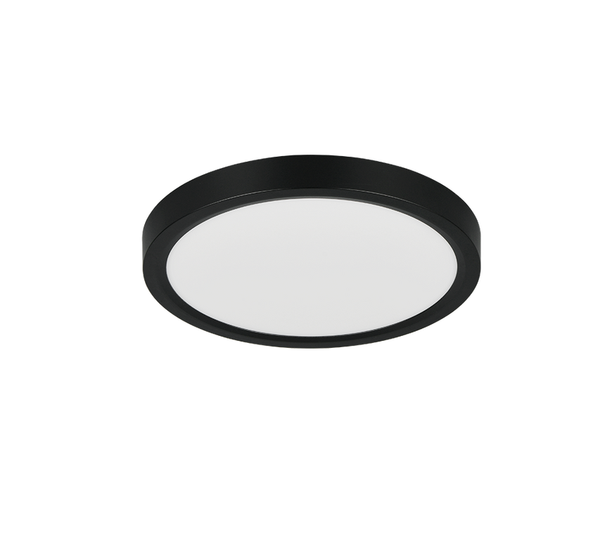 Plafón de techo Trio Draco LED negro mate Ø23cm R65891132