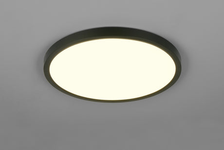 Plafón de techo Trio Draco LED negro mate Ø40cm R65891932