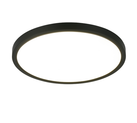 Plafón de techo Trio Draco LED negro mate Ø40cm R65891932