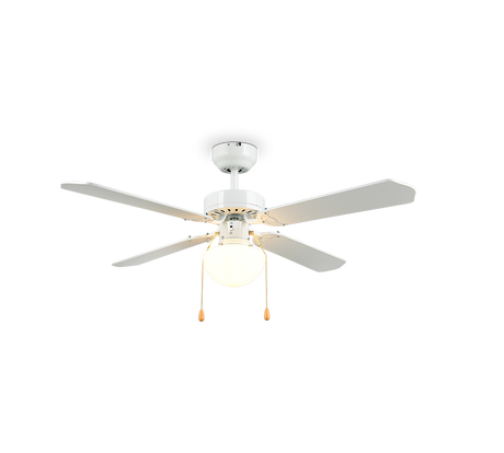 Plafón de techo Trio Hammerfest grande LED blanco mate 2700K Ø106,5cm R66592031