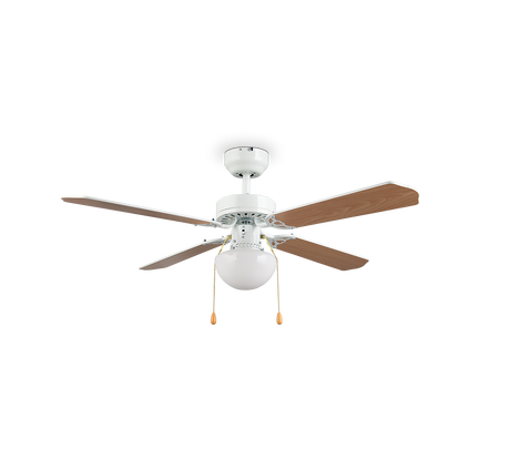 Plafón de techo Trio Hammerfest grande LED blanco mate 2700K Ø106,5cm R66592031