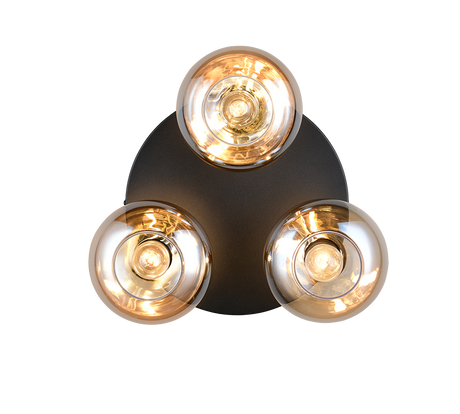 Plafón de techo Trio Divina LED amber-colored 2700K Ø39cm R66643013
