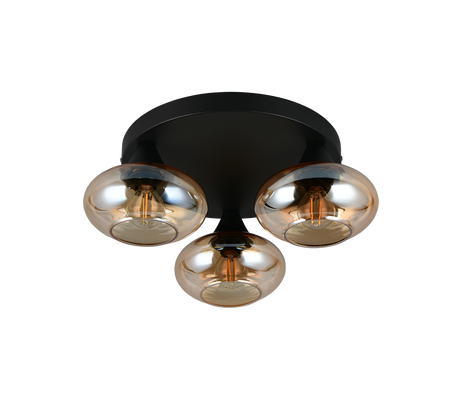 Plafón de techo Trio Divina LED amber-colored 2700K Ø39cm R66643013