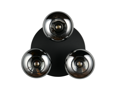Plafón de techo Trio Divina LED smoke 2700K Ø39cm R66643054
