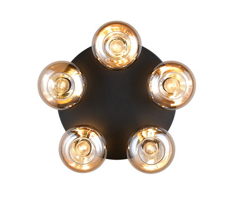 Plafón de techo Trio Divina LED amber-colored 2700K Ø49cm R66645013