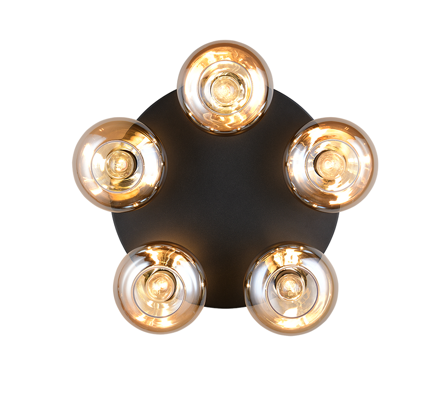 Plafón de techo Trio Divina LED amber-colored 2700K Ø49cm R66645013