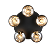 Plafón de techo Trio Divina LED smoke 2700K Ø49cm R66645054