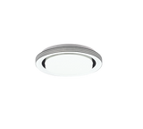 Plafón de techo Trio Atria LED negro mate CCT Ø27cm R67042832